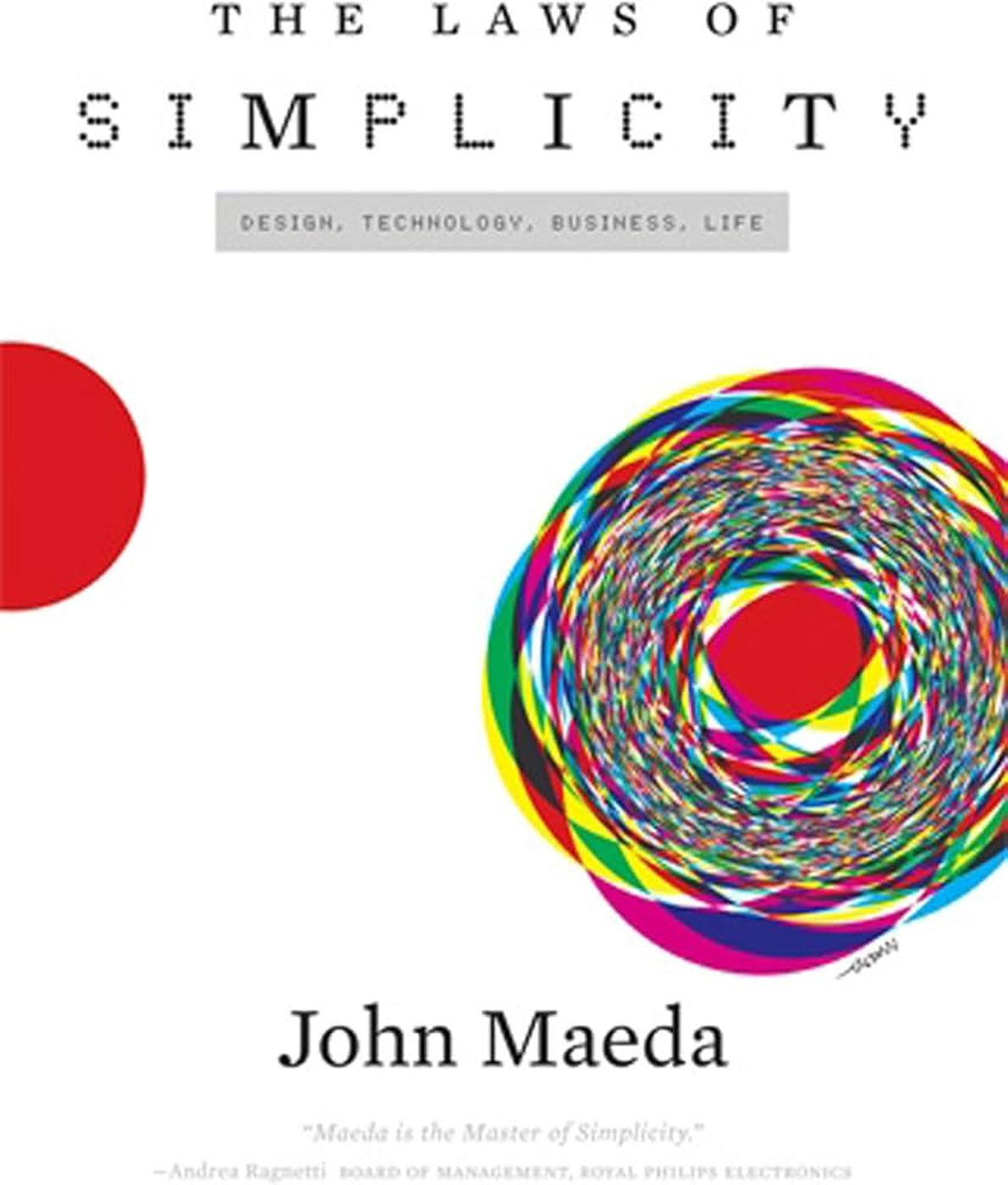 Cover of The Laws of Simplicity by John Maeda